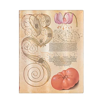 Abbildung von Paperblanks Lily &amp; Tomato Mira Botanica Flexi Ultra Unlined 100 Gsm: softcover, gsm, ribbon marker, memento pouch, book edge printing, no closure