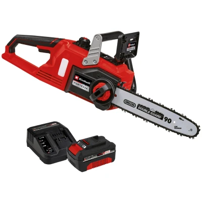 Abbildung von Einhell Akku Kettensäge Power X Change FORTEXXA 18/30 (1x 4,0Ah), 30 cm Schwertlänge, Set, 6 tlg., und Ladegerät im Lieferumfang enthalten