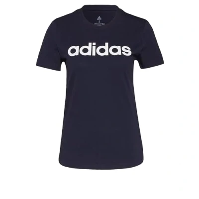 Abbildung von adidas Sportswear W LIN T Tshirt print, Damen, Größe: XL, Legend ink/white