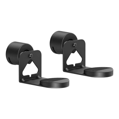Abbildung von PureMounts Lautsprecher Halterung für Sonos Era 100 &amp; 300 2er Set, Wandhalterung mit Kabelmanagement, Schwenkbar +/ 30, Neigbar 0/ 5Kg Tragkraft, schwarz