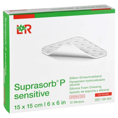 Abbildung von Suprasorb P sensitive Pu schaumv.non bor.15x15cm