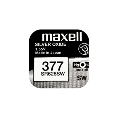 Abbildung von Maxell SR626SW 377 Knopfzelle, Silberoxid, 1.55V