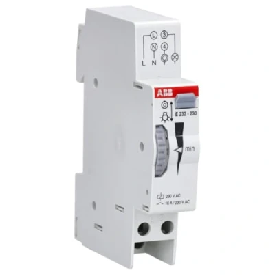 Abbildung von ABB 36015163 Stotz Treppenlichtzeitschalter für Küche und Zuhause, 230V Weiß