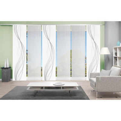 Abbildung von Vision S Schiebegardine &quot;6ER Set HEIGHTS&quot;, (6 St.), HxB: 260x60, Schiebevorhang 6er Digitaldruck