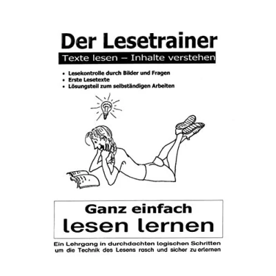 Abbildung von Ganz einfach lesen lernen (Der Lesetrainer: Texte Inhalte verstehen, Band 1)