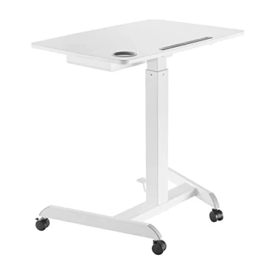 Abbildung von VDD Sitz Steh Schreibtisch mobil Laptoptisch mobiler Arbeitsplatz Präsentationstisch