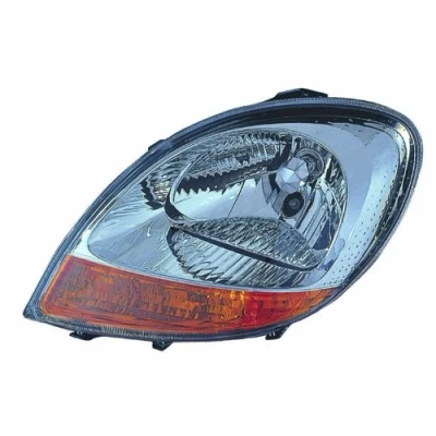 Abbildung von PRASCO RN9174814 Scheinwerfer links H4 gelb mit Blinklicht ohne Stellmotor für LWR RENAULT: Kangoo I, I Rapid
