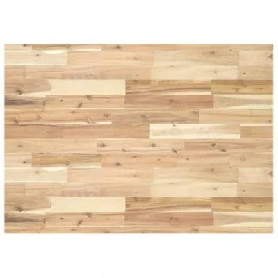 Abbildung von vidaXL Tischplatte, Holzplatte Rechteckig, Massivholzplatte für Schreibtisch Esstisch Couchtisch, Ersatztischplatte, 80x70x4cm Massivholz Akazie
