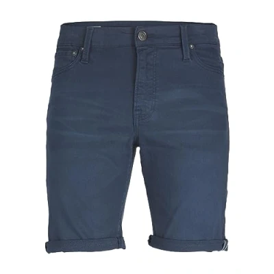 Abbildung von Jack &amp; Jones RICK ICON AMA Jeans Shorts, Herren, Größe: Small, Navy blazer