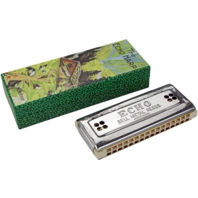 Abbildung von Hohner Mundharmonika, Mundharmonikas, Tremolo Echo Harp 64 C/G Mundharmonika