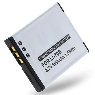 Abbildung von subtel LI 70B Akku kompatibel mit Olympus VG120 D710 X940 VG140 VG130 FE4020 D705 D715 FE5040 FE4040 LI70B 3.6V 3.7V 500mAh