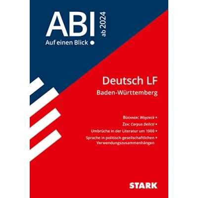 Abbildung von STARK Abi auf einen Blick! Deutsch Baden Württemberg ab 2024