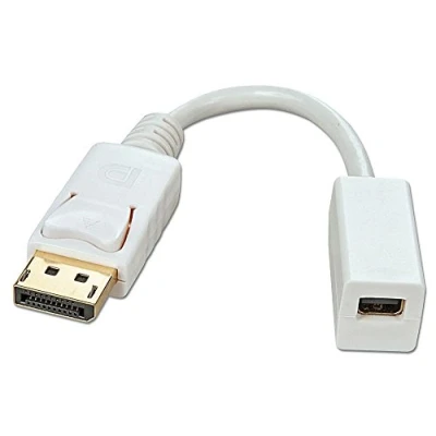 Abbildung von Lindy 41060 adapterkabel DisplayPort auf Mini kupplung weiß, dp/mini dp