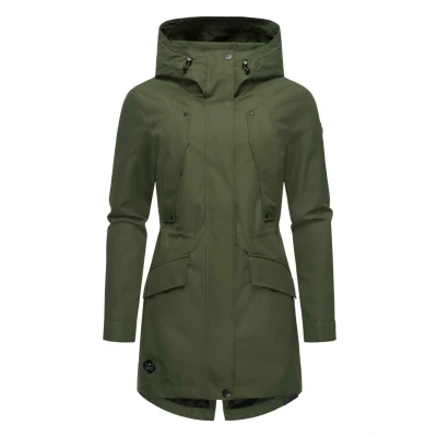 Abbildung von Ragwear Begonia Parka, Damen, Größe: Medium, Dark olive