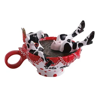 Abbildung von Cowparade Tierfigur Café Ole Kuh Medium