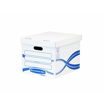 Abbildung von Bankers Box 4460801 Standard Archivbox, 100% recycelt, 10 er Pack
