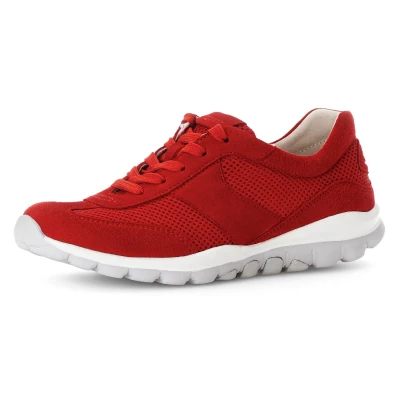 Abbildung von Gabor Rollingsoft Keilsneaker, Freizeitschuh, Halbschuh, Schnürschuh mit OPTIFIT Wechselfußbett