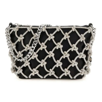 Abbildung von Guess MINI A Zalina Strass Clutch, Damen, Größe: One Size, Nero