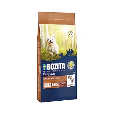 Abbildung von Bozita Original Puppy&amp;Junior 12kg Hundefutter Trockenfutter Alleinfuttermittel für Welpen und Junghunde bis zum Zahnwechsel Mütter