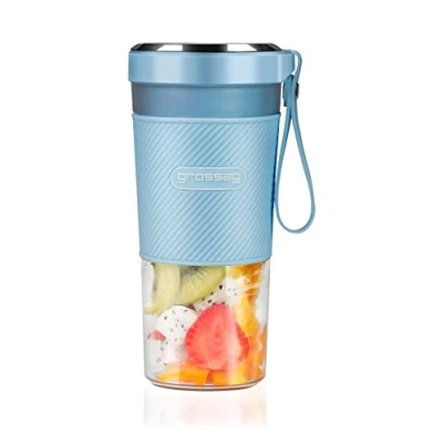 Abbildung von grossag Akku Smoothie Maker &quot;to go Hellblau MX 10.08 1380&quot;, 67 W