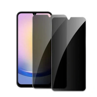 Abbildung von 2 Stück Sichtschutz Schutzfolie für Samsung Galaxy A25, Anti Spy Folie Privacy Schutzglas Schutzfolie, Panzer Schutz Glas Folie, Spion, Kratzen Displayschutzfolie, 9H Härte