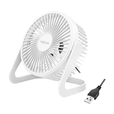 Abbildung von LogiLink USB Schreibtischventilator 6&#039;&#039; weiá