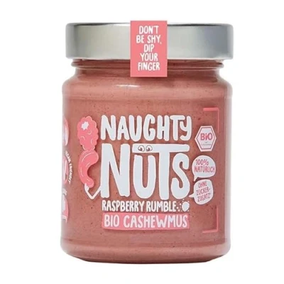 Abbildung von NAUGHTY NUTS Bio Cashewmus Raspberry Rumble Vegane, 100% Natürlich, Ohne Palmöl &amp; Zucker 250g