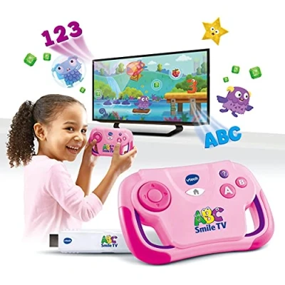 Abbildung von Vtech® Lernspielzeug Ready Set School, ABC Smile TV, pink