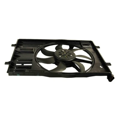 Abbildung von MAXGEAR AC230107 Lüfter 12 400 mit Kühlerlüfterrahmen (Zarge) VOLKSWAGEN: Golf 7 Schrägheck, Variant, Passat B8 SKODA: Octavia 3 Combi