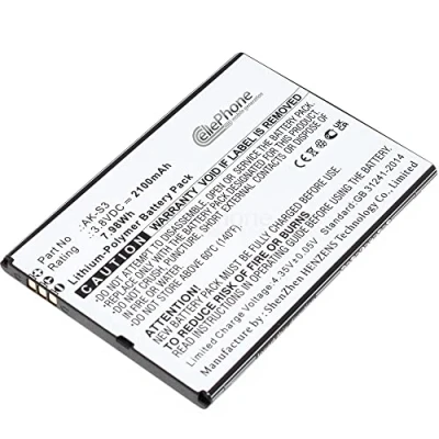 Abbildung von cellePhone Akku Li Ion kompatibel mit Emporia Smart 3 (Ersatz für AK S3) 2100mAh