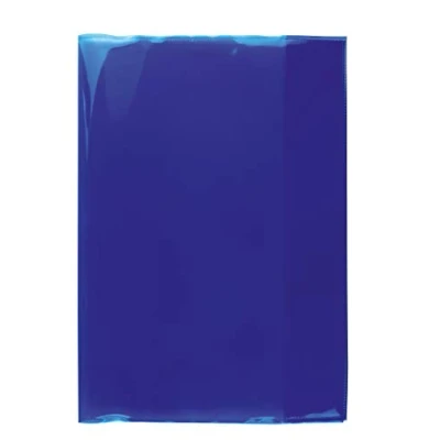 Abbildung von HERMA 19600 Heftumschläge A4 Transparent Blau, 10 Stück, Hefthüllen aus strapazierfähiger, abwischbarer &amp; extra dicker Polypropylen Folie, durchsichtige Heftschoner Set für Schulhefte, farbig
