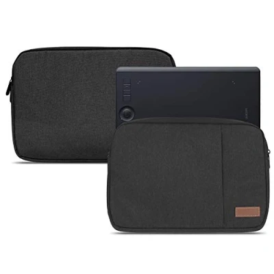 Abbildung von NAUC Tasche kompatibel mit Wacom Intuos Pro S PTH 460 Schwarz Grafiktablett Schutzhülle Hülle Case