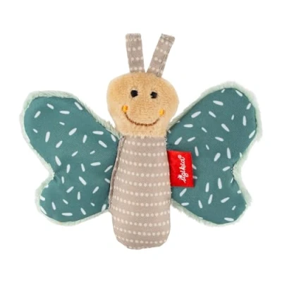 Abbildung von sigikid Greifling Schmetterling Activity Kuscheltier für Kinder, Größe: One Size, Grün