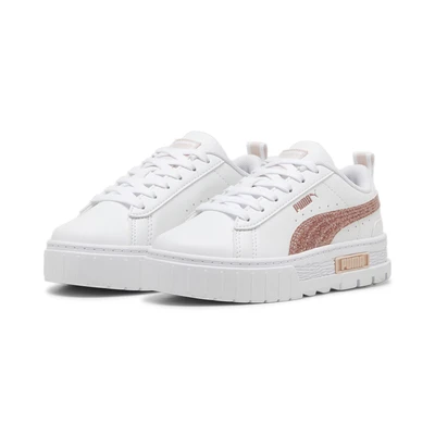 Abbildung von Puma Mayze Glitter Sneakers Sneaker low für Kinder, Größe: 27.5, White rose gold Schuhe