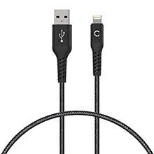 Abbildung von Cygnett ExoConnect Lightning auf USB A Kabel Schwarz 2m