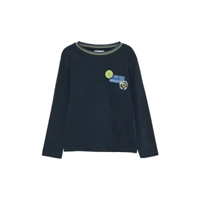 Abbildung von s.Oliver Langarmshirt mit großem Rückenprint