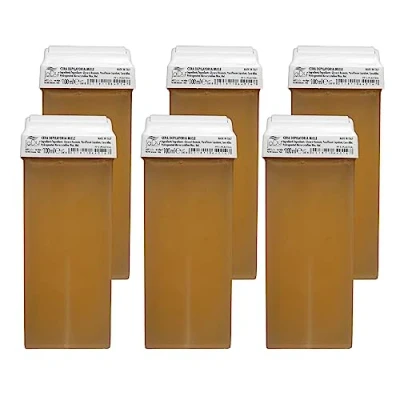 Abbildung von JaDy wachs haarentfernung waxing set wax stick perlen maschine kaltwachsstreifen enthaarungswachs 100 ml Roll on warmwachs Honigwachs