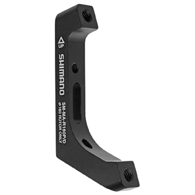 Abbildung von SHIMANO Unisex Erwachsene Disc Brake 08179137 Scheibenbremsadapter, Schwarz, Einheitsgröße EU