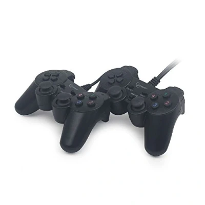 Abbildung von Gembird JPD UDV2 01 Double USB Gamepad mit Dual Vibration schwarz