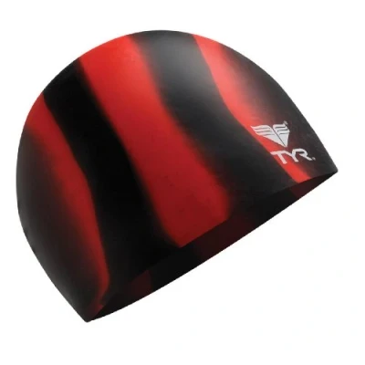 Abbildung von TYR Multi Silicone Cap, Black/Red