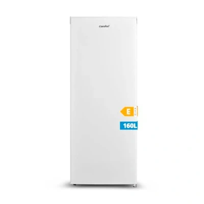 Abbildung von Comfee RCU160WH2(E) Gefrierschrank/142cm hoch/160L Gefrierteil/183 kWh/Jahr/Türanschlag wechselbar/Hochwertiger GMCC Kompressor/Temperaturregelung/Verstellbare Standfüße/Weiß