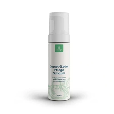Abbildung von eco:fy (Kunst)Leder Pflegeschaum Leder Pflegespray (1 St), Nachhaltiger Abperleffekt und Farbauffrischung