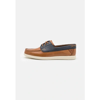 Abbildung von Clarks Herren Bratton Boat, Dark Tan Kombi, 42 EU