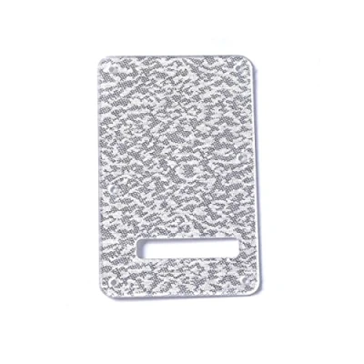 Abbildung von Dopro Northwest Guitars Rückplatte ST Tremolo Cover für USA/Mexican Standard Fender Stratocaster Silver Sparkle