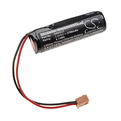Abbildung von vhbw Batterie kompatibel mit Toshiba ER6VCT, LS14500 PR M PLC Programmable Logic Controller (2700mAh, 3,6V, Li SOCl2)