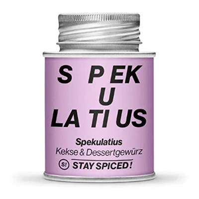 Abbildung von STAY SPICED ! Spekulatius Gewürzzubereitung I Winter Weihnachten Gewürze Verpackt in 170 ml Schraubdose