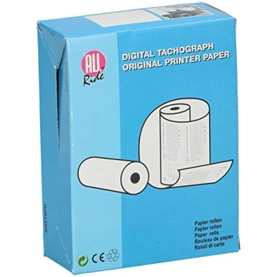 Abbildung von All Ride CE Trading Thermopapier Rollen für Digitale Tachos, weiß (weiß), 871125203891