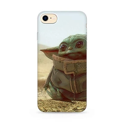 Abbildung von ERT GROUP Original und Offiziell Lizenziertes Star Wars Baby Yoda Handyhülle für iPhone 7, 8, SE2, Case, Hülle, Cover aus Kunststoff TPU Silikon, schützt vor Stößen Kratzern
