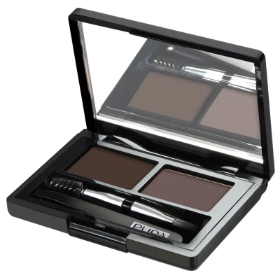 Abbildung von Pupa Eyebrow Design Set 003 Dark Brown 5% Rabattcode PUPA5