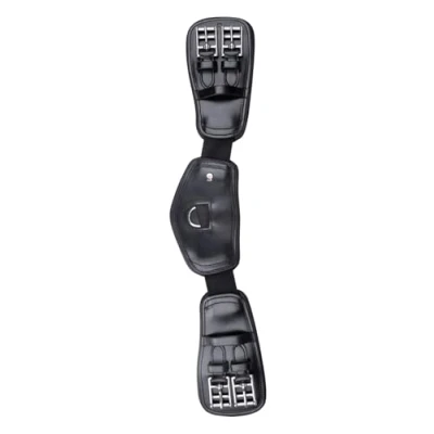 Abbildung von Waldhausen Sattelgurt Elastic Leder Schwarz 90cm Agradi.deVerkauft von Agradi